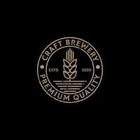 criativo construir cervejaria logotipo projeto, melhor para Comida e bebidas companhia logotipo modelo vetor