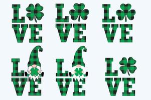 st patricks dia svg, amor gnomo st patricks dia svg, amor trevo svg, amor trevo svg, trevo svg, por sorte trevo svg, trevo svg, por sorte svg, irlandês SVG , png, eps, dxf. vetor