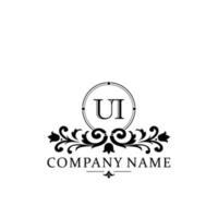 carta ui floral logotipo Projeto. logotipo para mulheres beleza salão massagem Cosmético ou spa marca vetor
