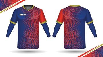 design de camisa de futebol para sublimação, design de camiseta esportiva vetor