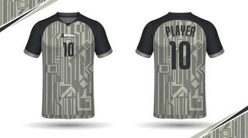 design de camisa de futebol para sublimação, design de camiseta esportiva vetor