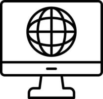 global conectados vetor ícone