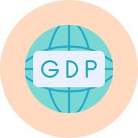 gdp vetor ícone