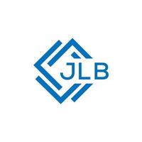 jlb carta design.jlb carta logotipo Projeto em branco fundo. jlb criativo círculo carta logotipo conceito. jlb carta Projeto. vetor