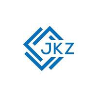 jkz carta logotipo Projeto em branco fundo. jkz criativo círculo carta logotipo conceito. jkz carta Projeto. vetor
