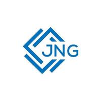 jng carta logotipo Projeto em branco fundo. jng criativo círculo carta logotipo conceito. jng carta Projeto. vetor