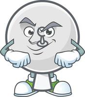 satélite prato mascote ícone Projeto vetor