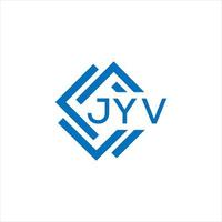 jyv carta logotipo Projeto em branco fundo. jyv criativo círculo carta logotipo conceito. jyv carta Projeto. vetor