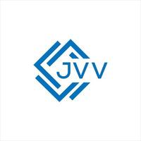 jvv carta logotipo Projeto em branco fundo. jvv criativo círculo carta logotipo conceito. jvv carta Projeto. vetor