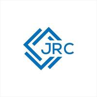 jrc carta logotipo Projeto em branco fundo. jrc criativo círculo carta logotipo conceito. jrc carta Projeto. vetor