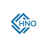 hno carta logotipo Projeto em branco fundo. hno criativo círculo carta logotipo conceito. hno carta Projeto. vetor