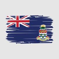 vetor de escova de bandeira das ilhas cayman