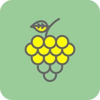 design de ícone de vetor de uvas