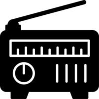 ícone de vetor de rádio