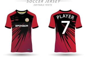 melhor vetor futebol jérsei modelo esporte t camisa Projeto