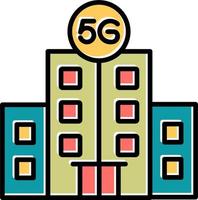 5g sede vetor ícone