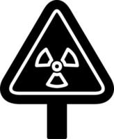 ícone de vetor de radiação