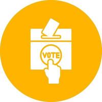 voto fundida vetor ícone