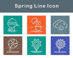 Primavera vetor ícone conjunto