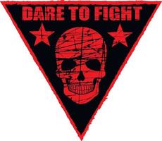letreiro militar com caveira em triângulo, camisetas grunge vintage design