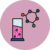 ícone de vetor de química