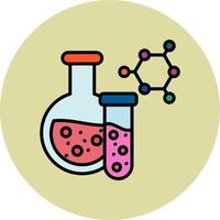 ícone de vetor de química