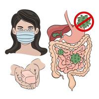 rotavírus menina prevenção infecção saúde intestinos vetor