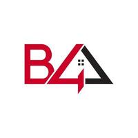 b4 cobertura logotipo Projeto vetor isolado em branco fundo.