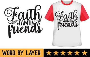 família SVG t camisa Projeto vetor