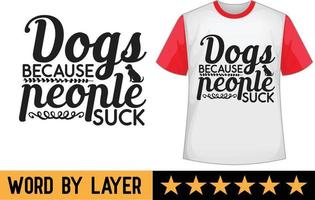 design de camiseta svg para cachorro vetor