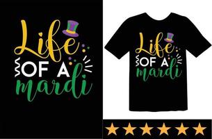 mardi gras SVG t camisa Projeto vetor