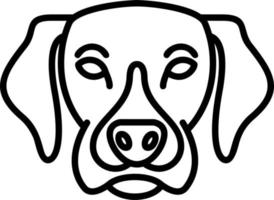 ícone de vetor de cachorro