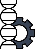 ícone de vetor de teste de dna