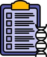 ícone de vetor de resultados de teste