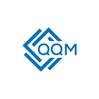 qqm carta logotipo Projeto em branco fundo. qqm criativo círculo carta logotipo conceito. qqm carta Projeto. vetor