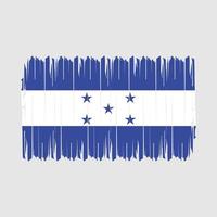 ilustração vetorial de pincel de bandeira de honduras vetor