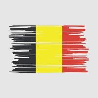 escova de bandeira da bélgica vetor