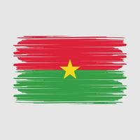 vetor bandeira burkina faso