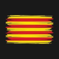 vetor bandeira da catalunha