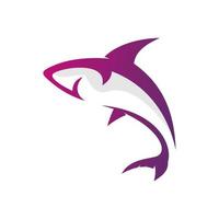 selvagem Tubarão logotipo vetor modelo