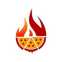 pizza logotipo imagens estoque vetor