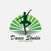 balé dança ilustração logotipo em branco fundo vetor