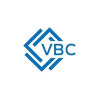 vbc tecnologia carta logotipo Projeto em branco fundo. vbc criativo iniciais tecnologia carta logotipo conceito. vbc tecnologia carta Projeto. vetor