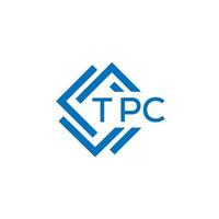 tpc tecnologia carta logotipo Projeto em branco fundo. tpc criativo iniciais tecnologia carta logotipo conceito. tpc tecnologia carta Projeto. vetor