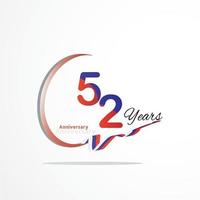 logotipo de celebração de aniversário de cor verde e vermelho. logotipo de aniversário de setenta e oito anos em fundo branco. vetor
