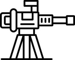 pesado máquina arma de fogo vetor ícone