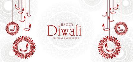fundo artístico do festival de cartões diwali