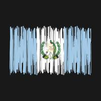 escova de bandeira da guatemala vetor