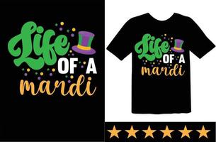 mardi gras SVG t camisa Projeto vetor