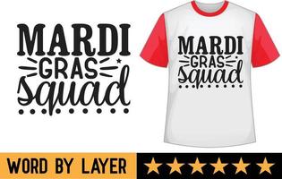 mardi gras SVG t camisa Projeto vetor